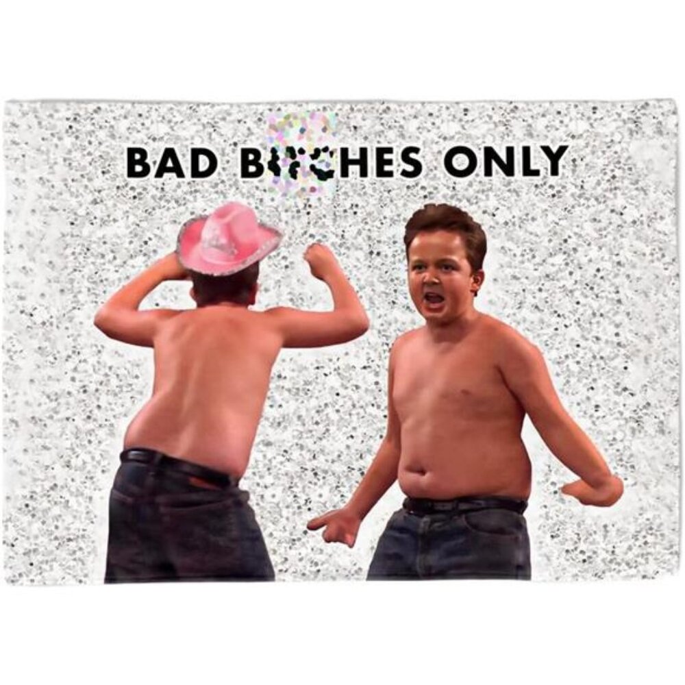 GOLEHS Gibby Bad Bitches Only Tapestry with Easy Hanging Kit